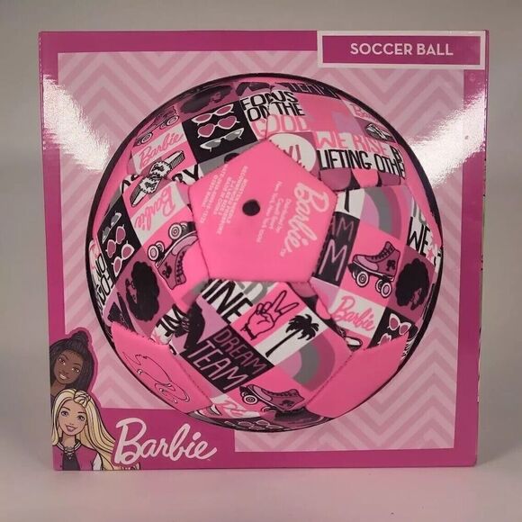 Capelli Barbie Soccer Ball Size 3 Girls Pink "Dream Team" - Picture 1 of 5